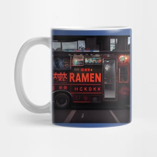 Cyberpunk Tokyo Ramen Food Truck Mug